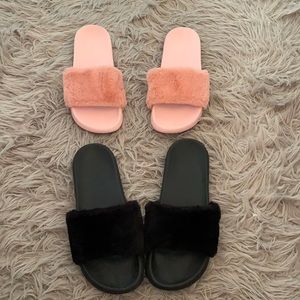 Bundle of furry slides